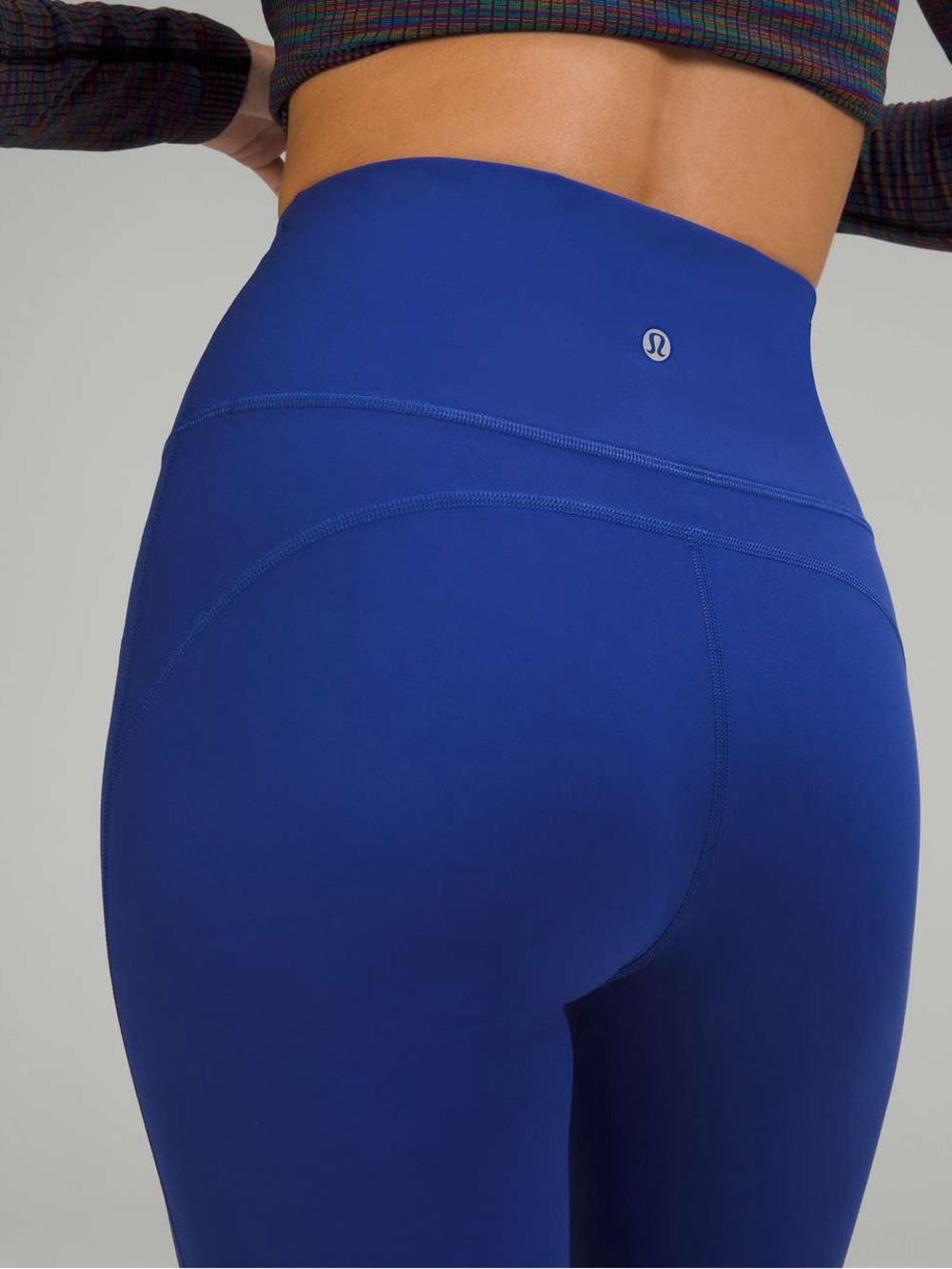 036. Lululemon Groove Super-High-Rise Flared Pant *Nulu Psychic blue size 8 32” - Picture 4 of 12